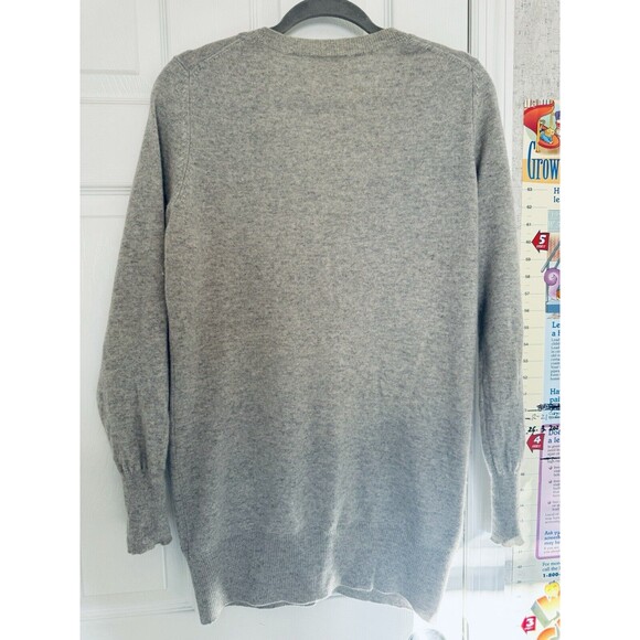 M&S Autograph 100% Cashmere Cardigan Size Large UK14 Gray - Picture 5 of 8